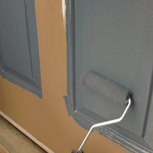 Step 3 - How To Fill & Refine Your Front Door Painting